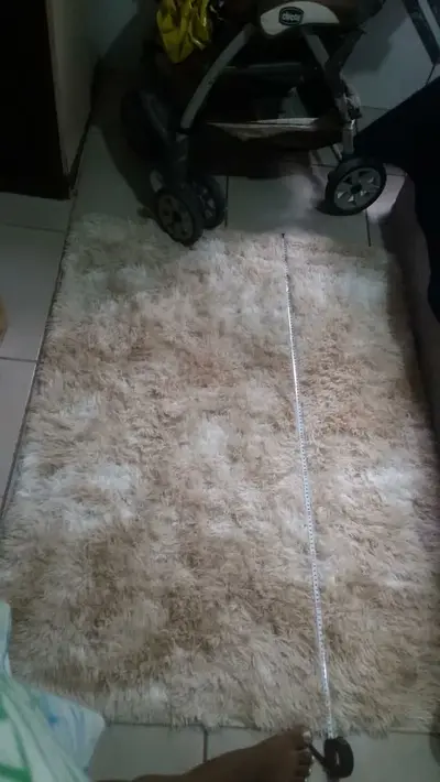foto de Tapete Sala Quarto Peludo Felpudo Luxo 1,50x1,00 *promoção