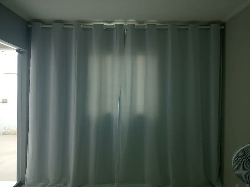 foto de Cortina Blackout C/ Voil 4,00m X 2,70m Para Quarto E Sala