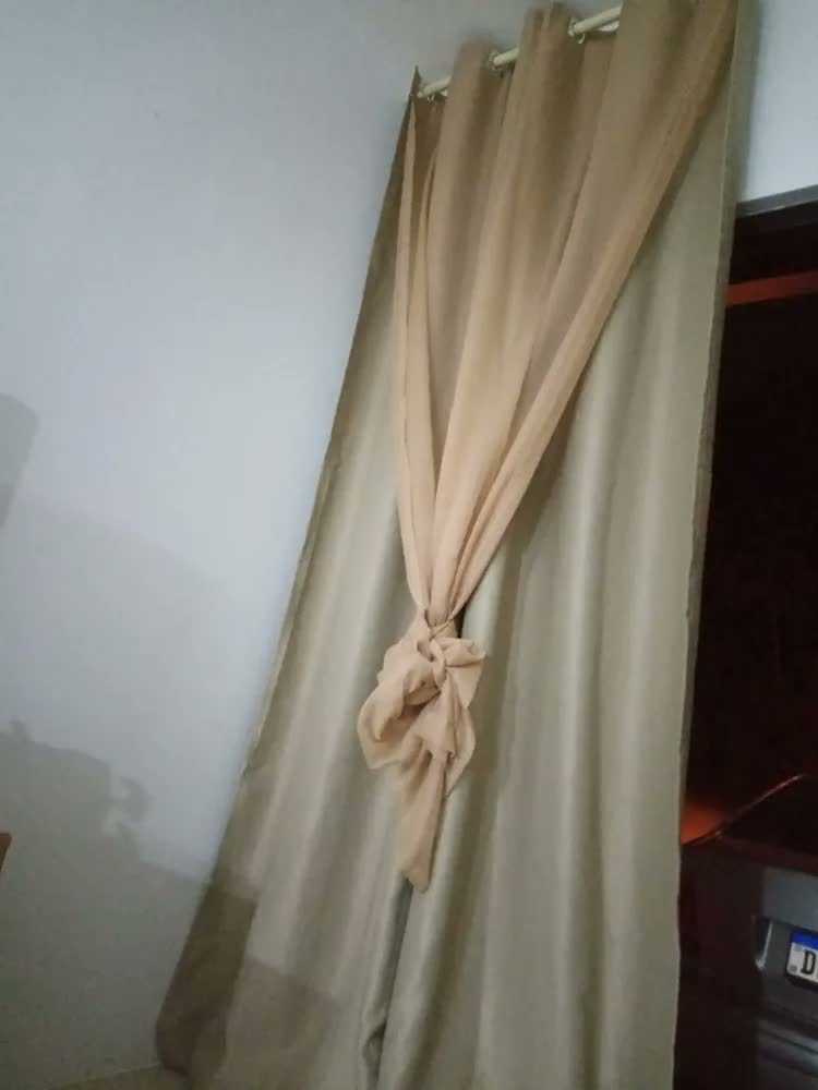 foto de Cortina Blackout C/ Voil 4,00m X 2,70m Para Quarto E Sala