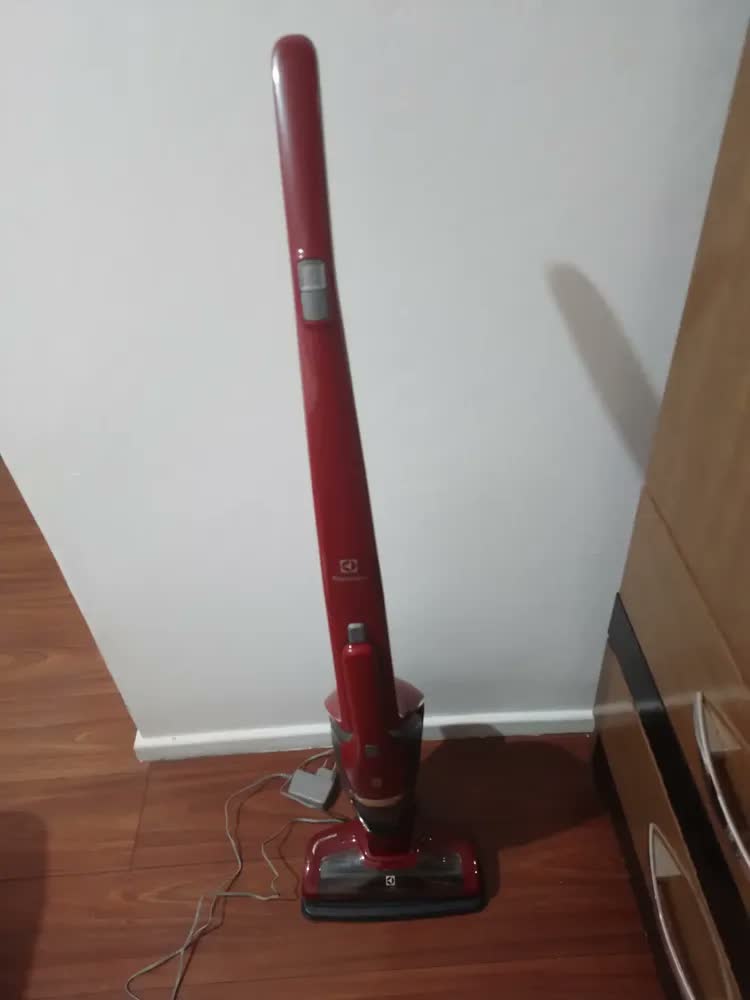 foto de Aspirador sem fio Vertical Electrolux Ergorápido ERG23 460ml vermelho