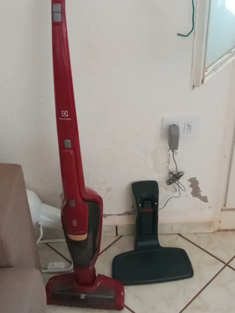 foto de Aspirador sem fio Vertical Electrolux Ergorápido ERG23 460ml vermelho