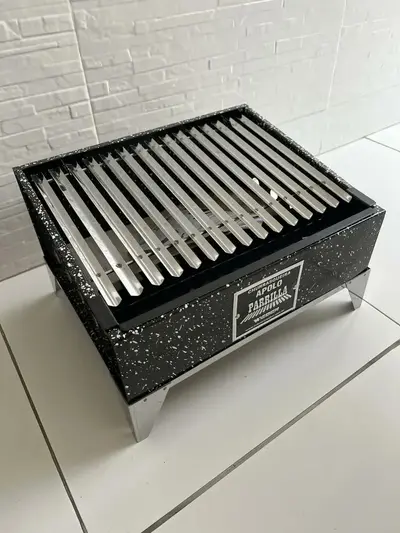 foto de Churrasqueira Apolo Parrilla Mini Esmaltada Weber