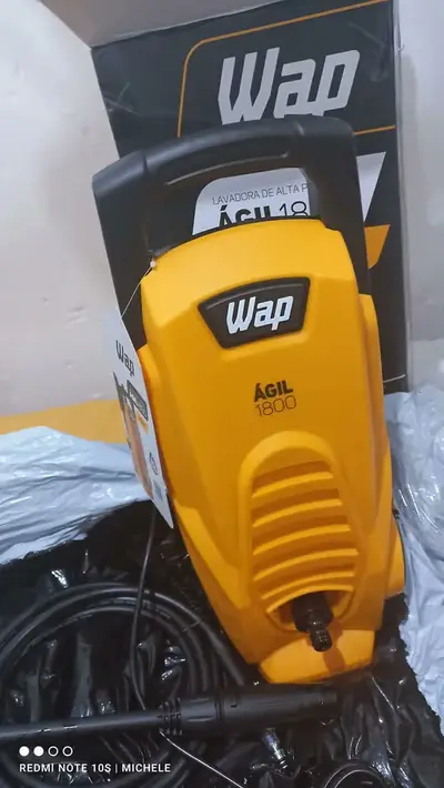 foto de Lavadora De Alta Pressão 1400w 1300psi 300l/h Wap Ágil 1800