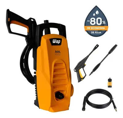 foto de Lavadora De Alta Pressão 1400w 1300psi 300l/h Wap Ágil 1800