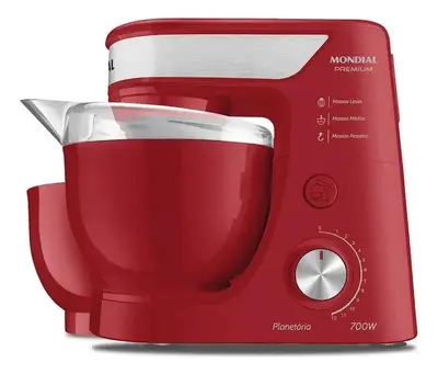 foto de Batedeira Planetária Mondial 700W - BP-01P-R