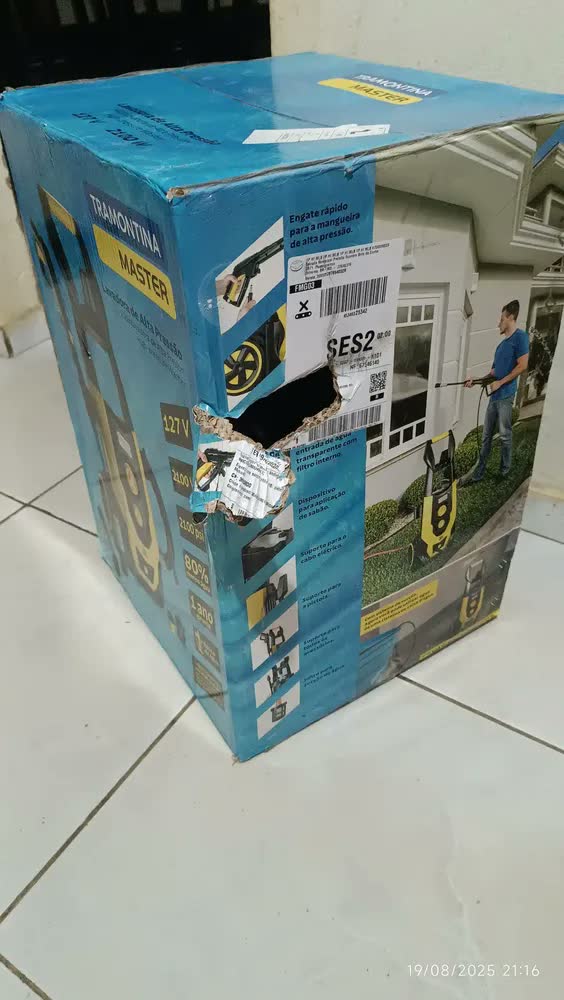 foto de Lavadora De Alta Pressão 2100w 2100 Psi - Tramontina