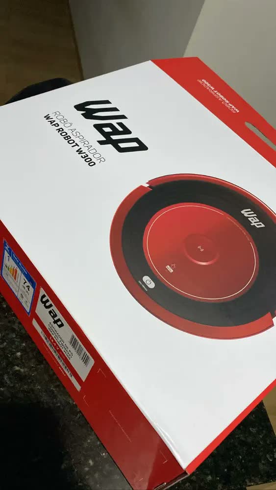 foto de Robô aspirador de pó Wap robot W300 com 5 modos de limpeza 18W