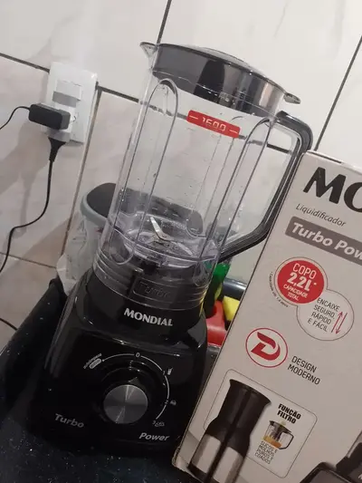 foto de Liquidificador Turbo Power Mondial 550W L-99 WG