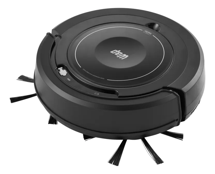 Robô Aspirador de Pó WAP ROBOT W100 - 3 em 1 Varre Aspira e Passa Pano, Sensor Antiqueda e de Impacto,