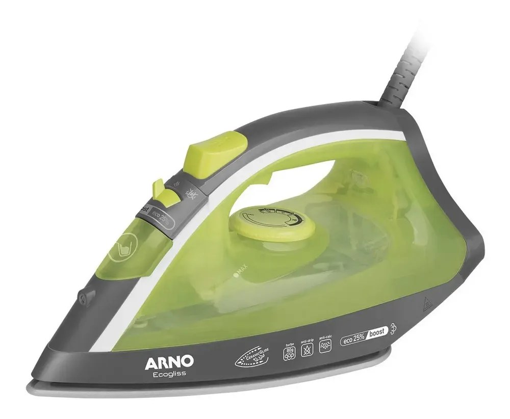 Ferro A Vapor Arno Ecogliss Fec1 Cor Verde