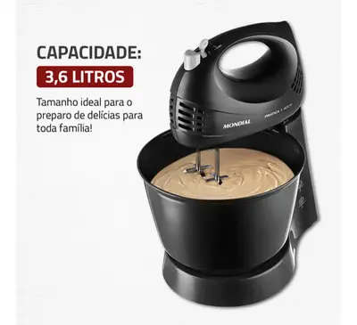 foto de Batedeira Prática Mondial 400W - B-44-B