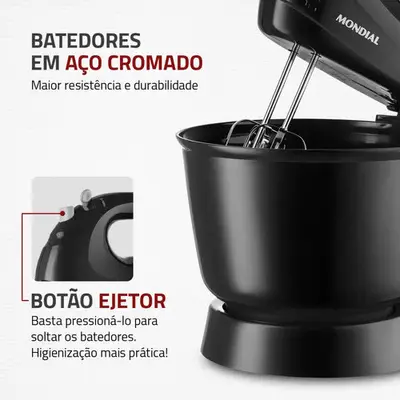 foto de Batedeira Prática Mondial 400W - B-44-B