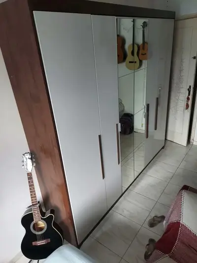 foto de Guarda Roupa Casal Valencia 6 Portas 6 Gavetas Com Espelho