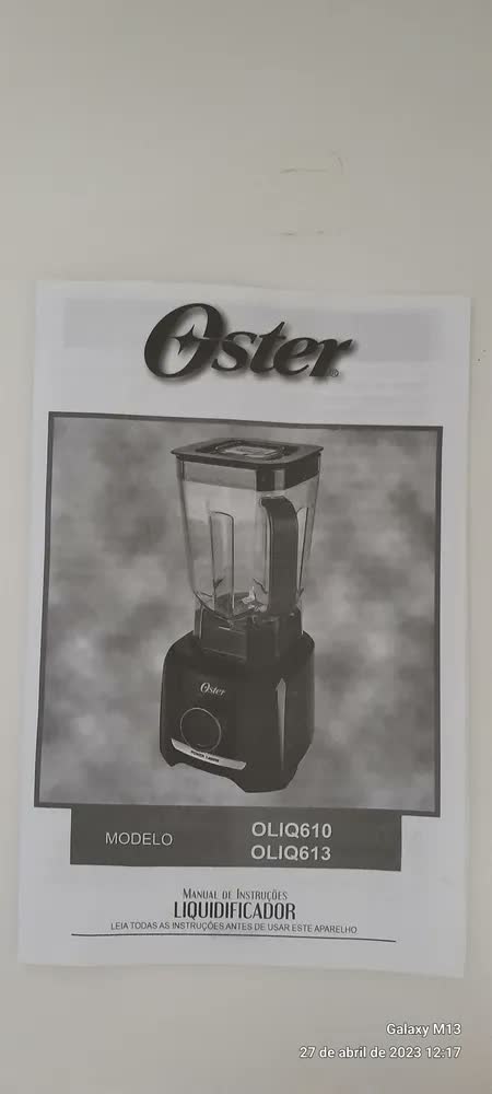 foto de Liquidificador Full Oster 15 Velocidades 1400W Preto 220V OLIQ610