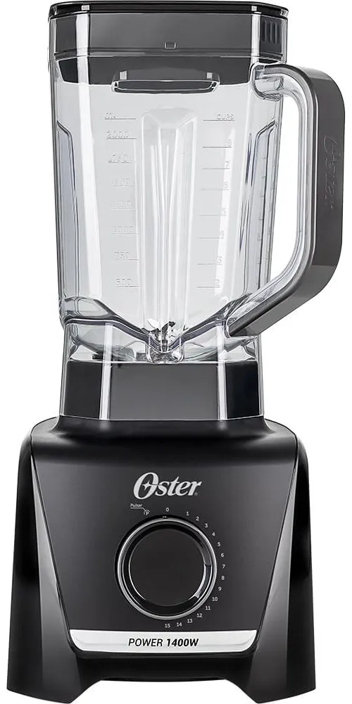 foto de Liquidificador Full Oster 15 Velocidades 1400W Preto 220V OLIQ610