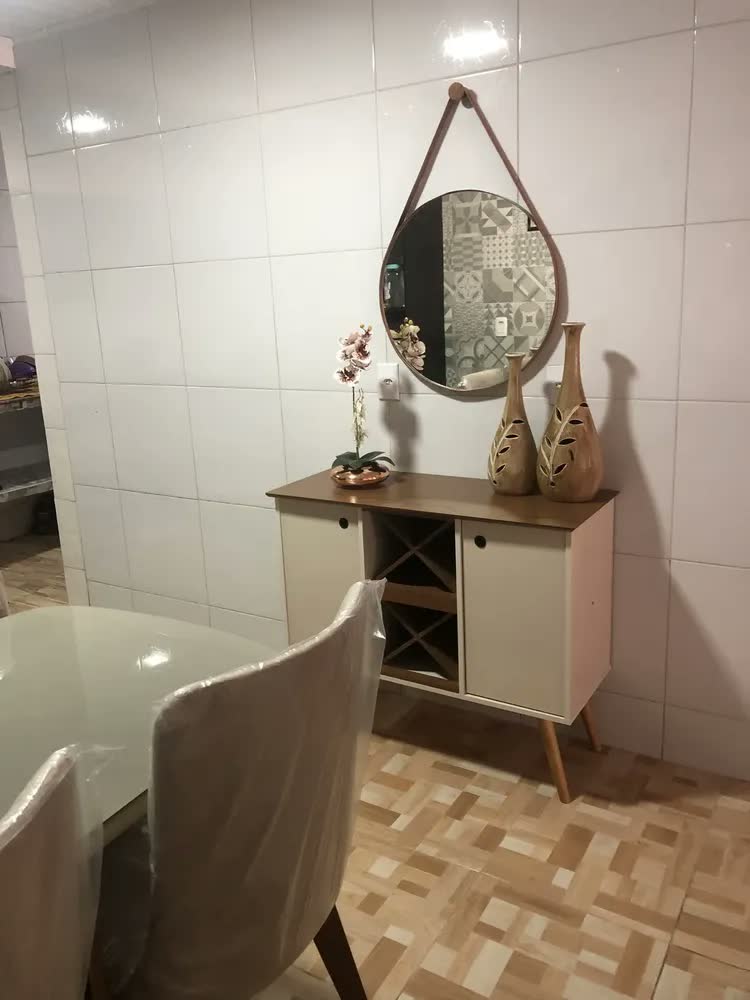 foto de Espelho Para Banheiro Decorativo Redondo 60cm Com Suporte