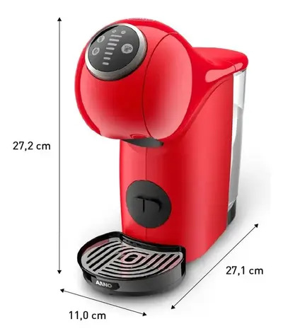 foto de Cafeteira Nescafé Dolce Gusto Genio S Plus Dgs3 Vermelha Cor Vermelho