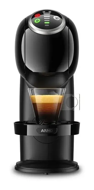 foto de Cafeteira Nescafé Dolce Gusto Arno Genio S Plus Dgs2 Preta Cor Preto
