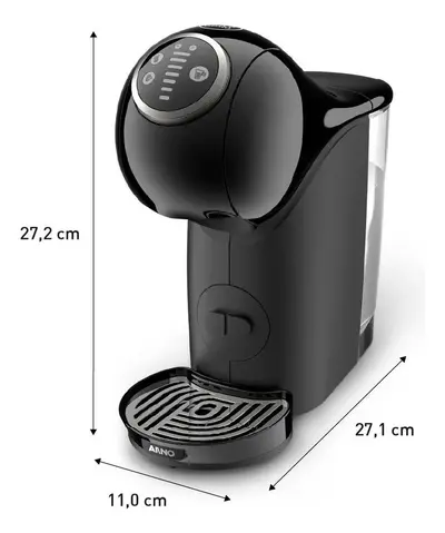 foto de Cafeteira Nescafé Dolce Gusto Arno Genio S Plus Preto Cápsulas
