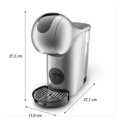 foto de Nescafé Dolce Gusto Arno Genio S Touch Cinza Dgs4 Cor Prata