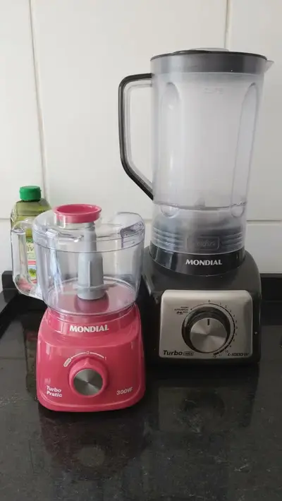 foto de Mini processador turbo MP-16 300w cor preto Mondial