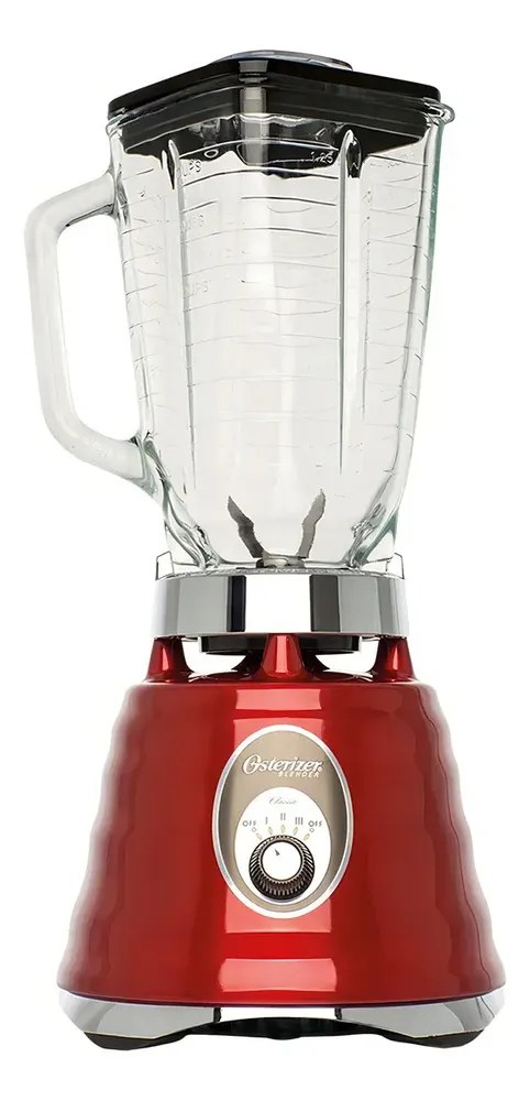 foto de Liquidificador Osterizer Classic vermelho de 1.25L, 700W e Jarra de vidro -