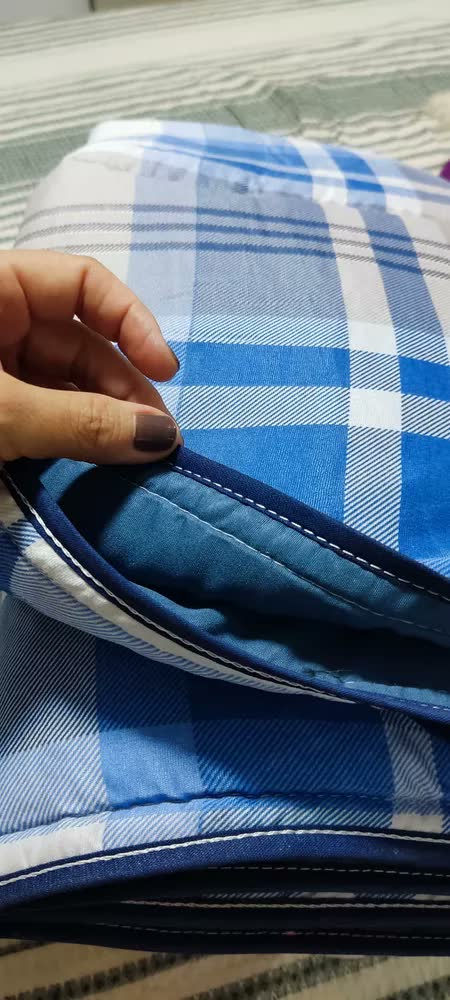 foto de Edredom Casal Padrão Dupla Face Microfibra Estampado Avulso