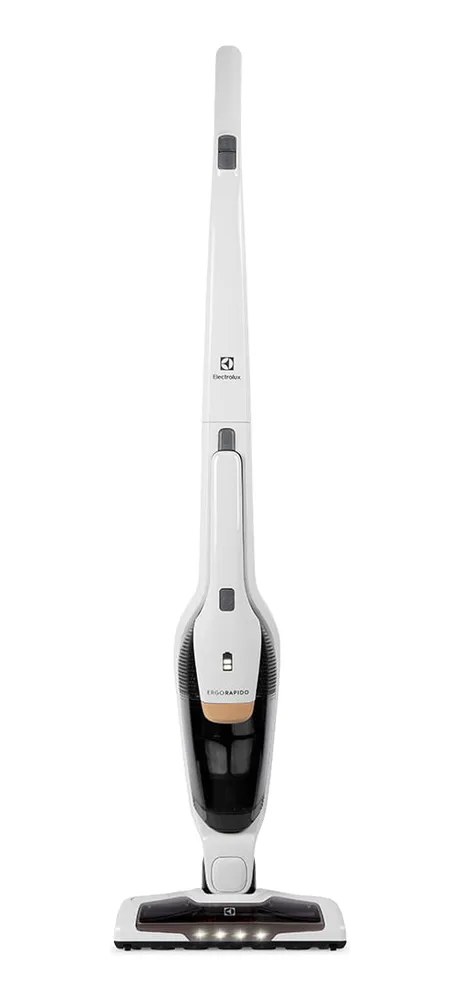 Aspirador de Pó Vertical Sem Fio Electrolux Ergorapido 2 em 1 Luz LED até 35 min Branco (ERG25B) Bivolt