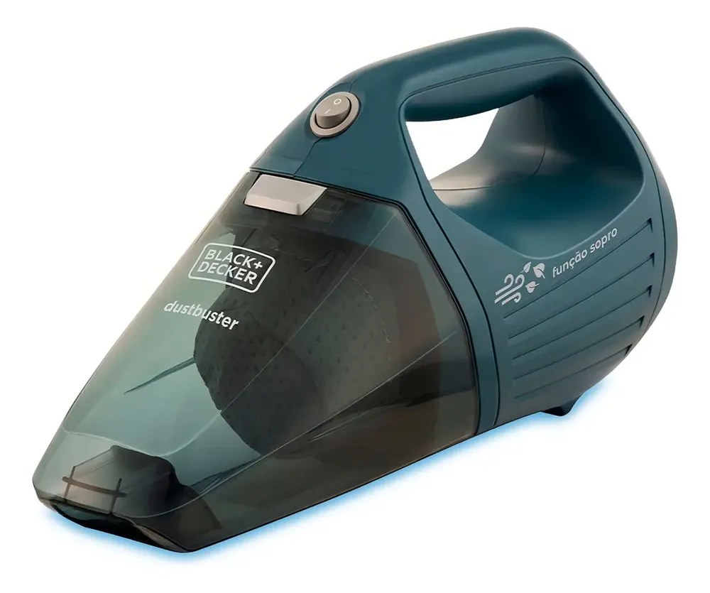 Aspirador de Pó Portátil Black Decker Modelo APS1200 com Função Sopro
