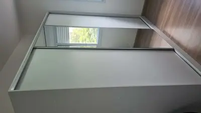 foto de Guarda Roupa Casal 100% Mdf Madesa Royale 3 Portas Espelho Cor Preto 106209