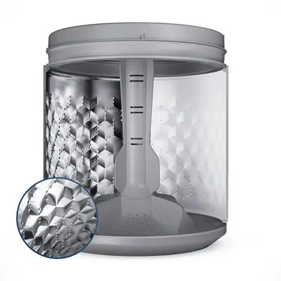 foto de Máquina de Lavar Electrolux 15kg Branca Essential Care com Cesto Inox e Jet&Clean LED15