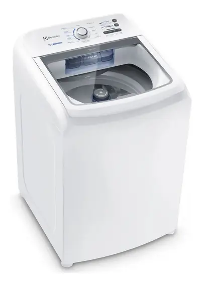 foto de Máquina de Lavar Electrolux 15kg Branca Essential Care com Cesto Inox e Jet&Clean LED15
