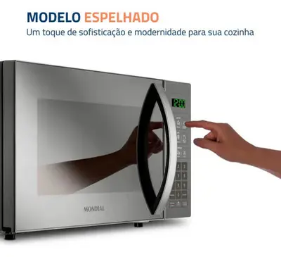 foto de Micro-ondas Mondial 1400W MO-02-34-E Espelhado 110V