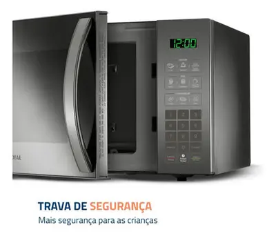 foto de Micro-ondas Mondial 1400W MO-02-34-E Espelhado 110V