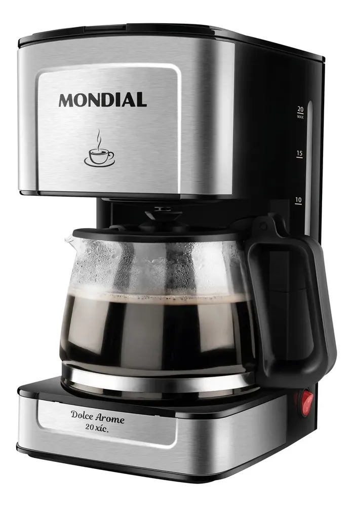 foto de Cafeteira Elétrica Dolce Arome, Mondial, 550W - C-43-20X-SI
