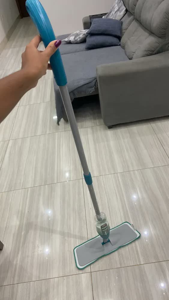 foto de Mop Spray Fit Microfibra Verde Reservatório 365ml Flash Limp