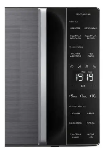 foto de Micro-ondas ME23S 23L Efficient Com Descongelamento Assistido Cor Inox Electrolux