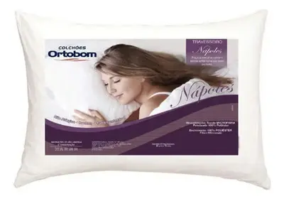 foto de Travesseiro De Cabeça Ortobom Nápoles Inodoro 100% Conforto