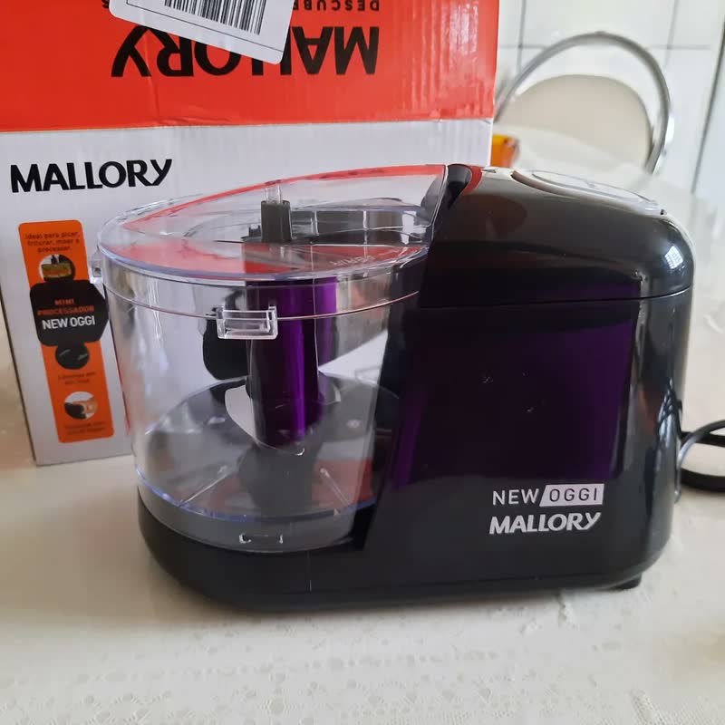 foto de Multiprocessador Mallory cozinha alimento triturador eletrico multiprocessador B91202372 150W preto