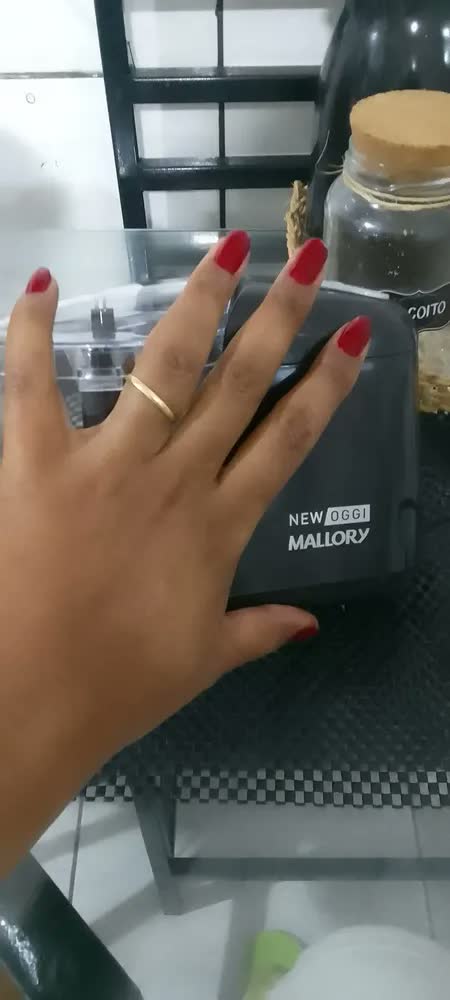 foto de Multiprocessador Mallory cozinha alimento triturador eletrico multiprocessador B91202372 150W preto