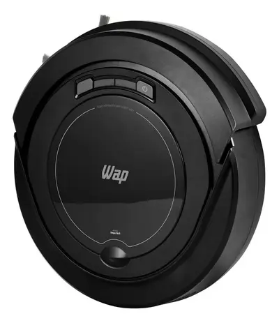 foto de Robô aspirador Robot W90 varre aspira e passa pano 30w Wap cor preto