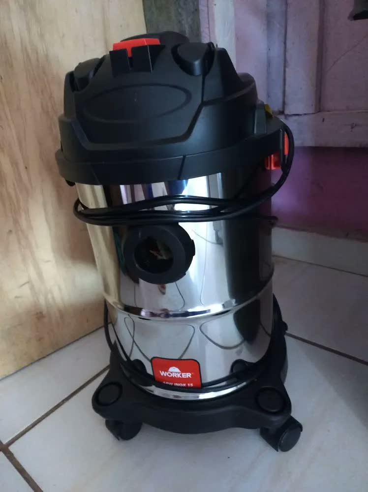 foto de Aspirador De Pó Água Inox 15l 1400w Profissional Worker