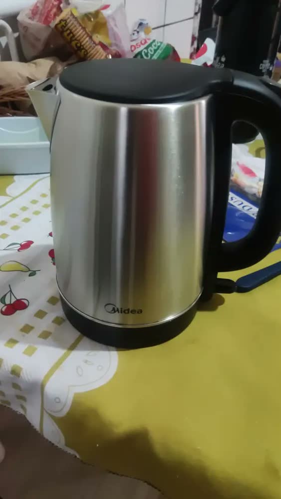 foto de Chaleira Elétrica Inox EKA23X2 Com Visor Cinza Midea 220v