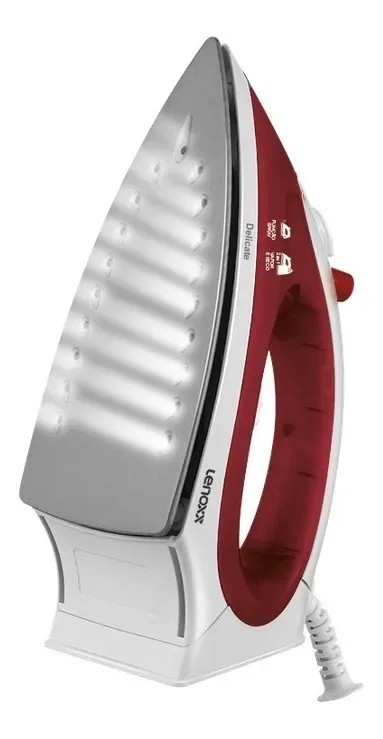 Ferro A Vapor Delicate Pff657 Branco E Vermelho Lenoxx