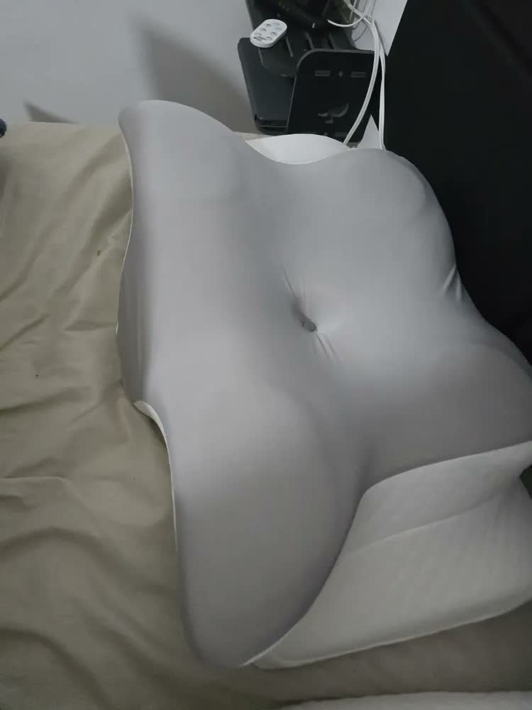 foto de Travesseiro Cervical Viscoelástico Ergonômico Light Gray