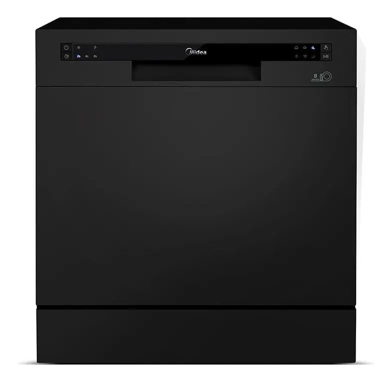 Lava-louça Midea 8 Serviços Preto/127v modelo DWA08s2