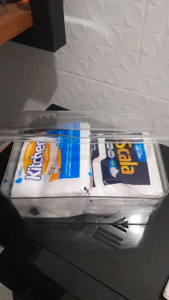 foto de Caixa Organizadora Transparente Grande Para Remédios Transparent