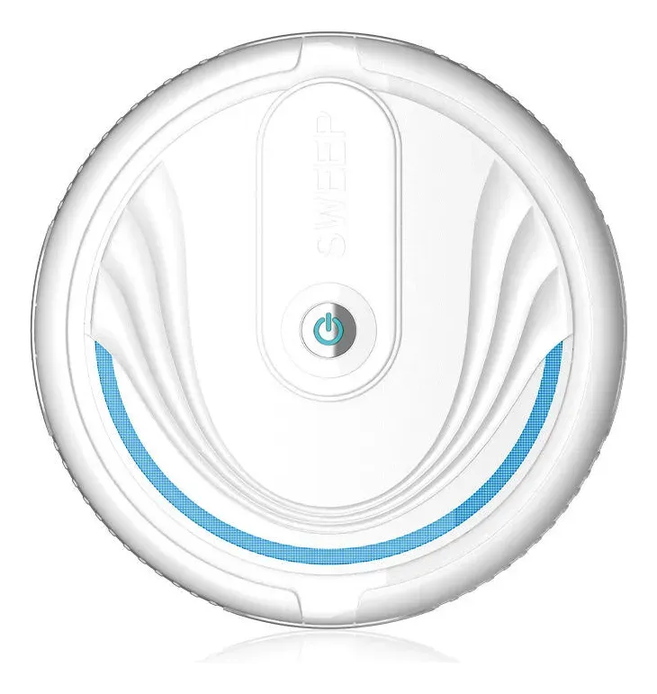 Robô Aspirador Recarregável Silencioso 3.7v Branco