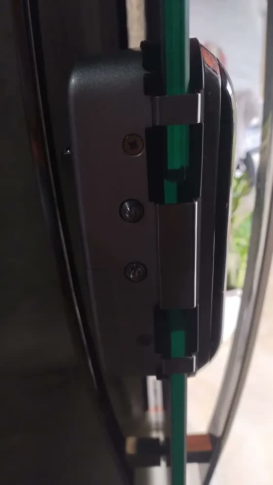 foto de Fechadura Digital Fr400 Para Portas De Vidro Intelbras