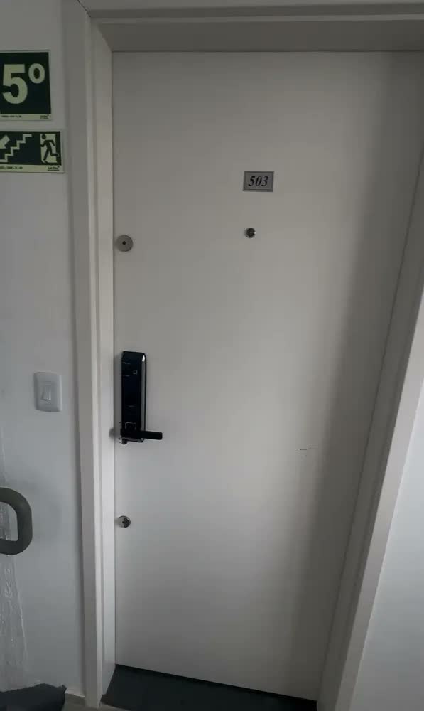 foto de Fechadura Digital De Embutir Com Biometria Fr 330 Preto Intelbras